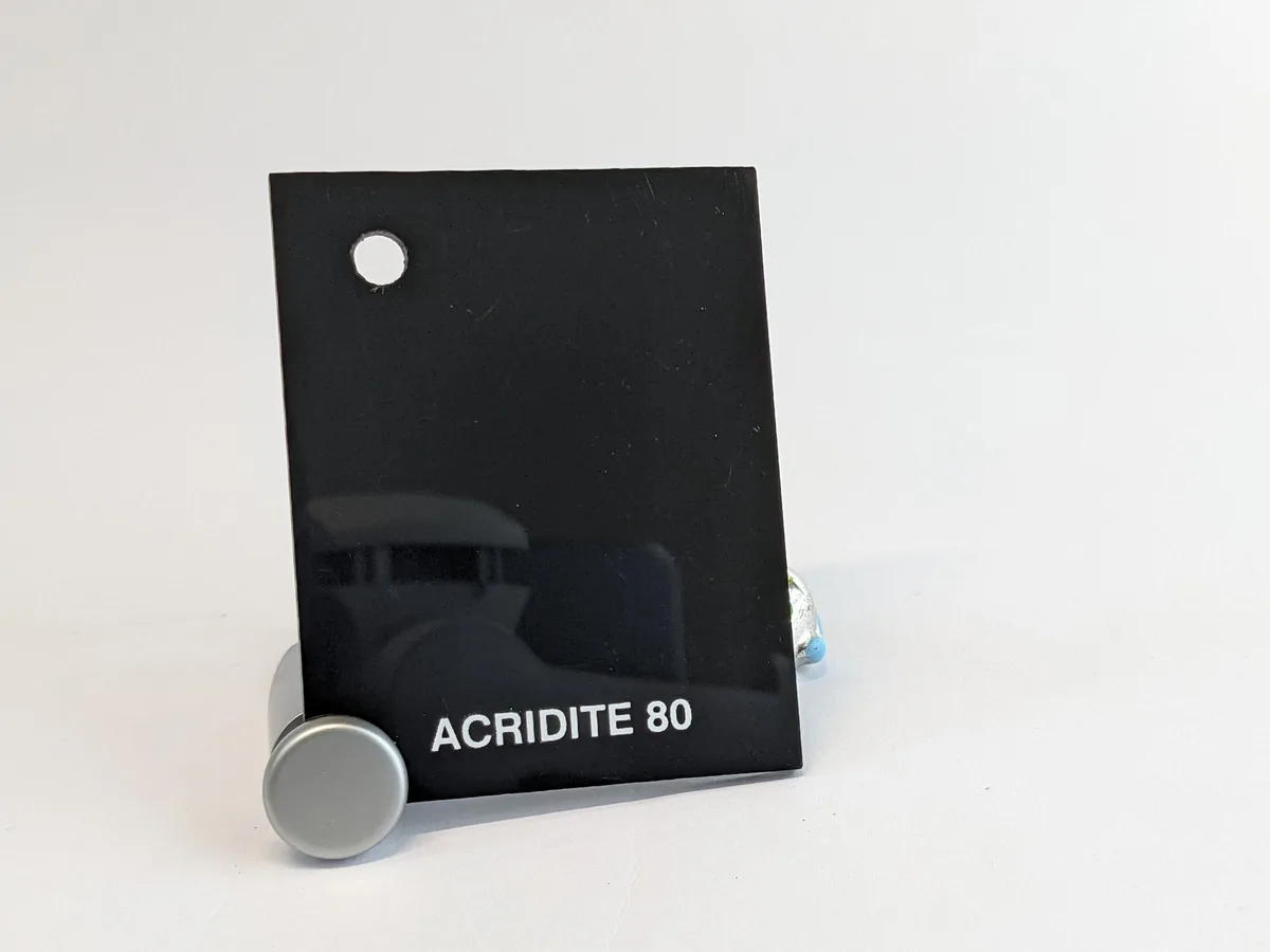 Pmma colato Acridite.