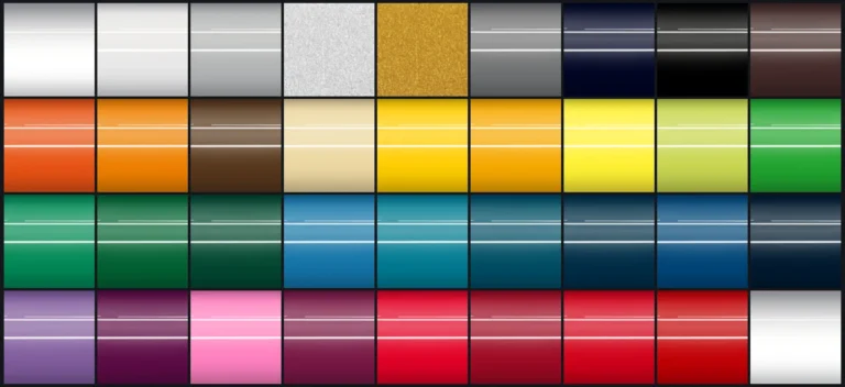 I colori della pellicola APA Extreme Fast in mosaico