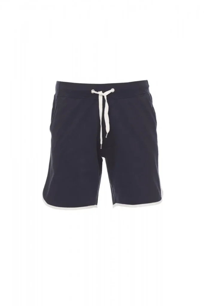 Bermuda COMBAT, colore Blu Navy/Bianco