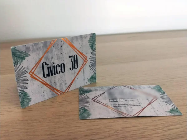 I biglietti da visita di Civico 30 &mdash; Gonars