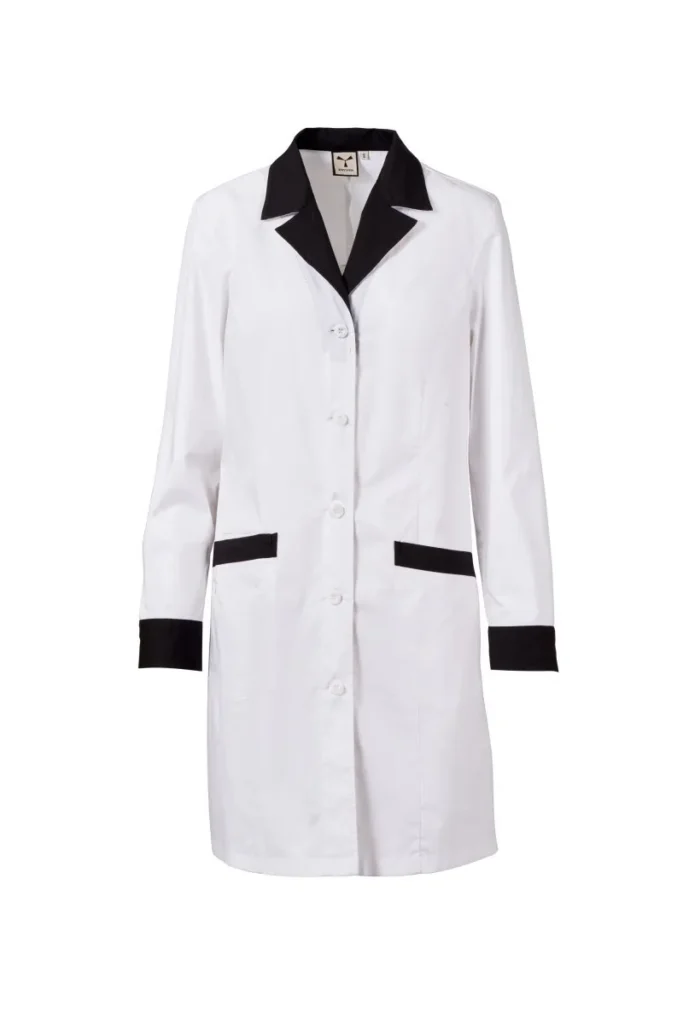 Camice per le pulizie WOOD LADY, colore Bianco/Nero