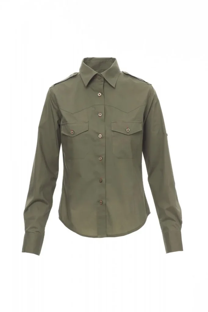Camicia TROPHY LADY, colore Verde Militare