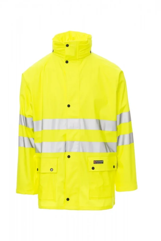 Capo antipioggia RIVER-JACKET, colore Giallo Fluo