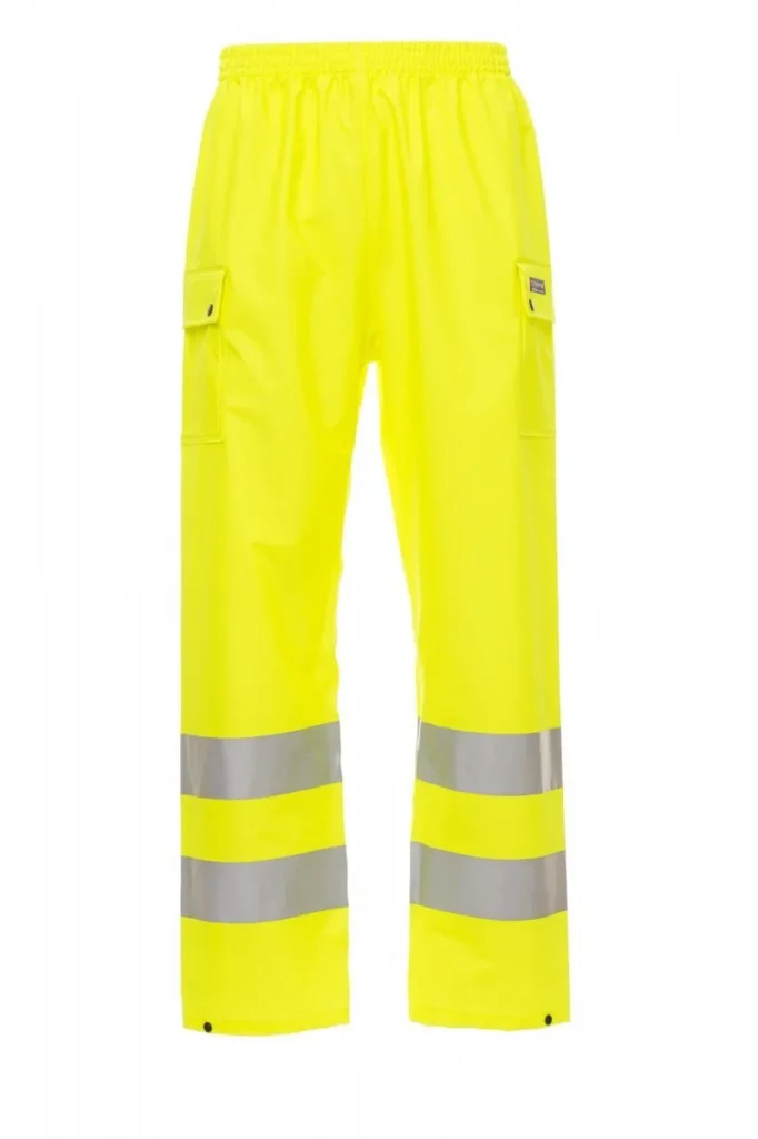 Capo antipioggia RIVER-PANTS, colore Giallo Fluo