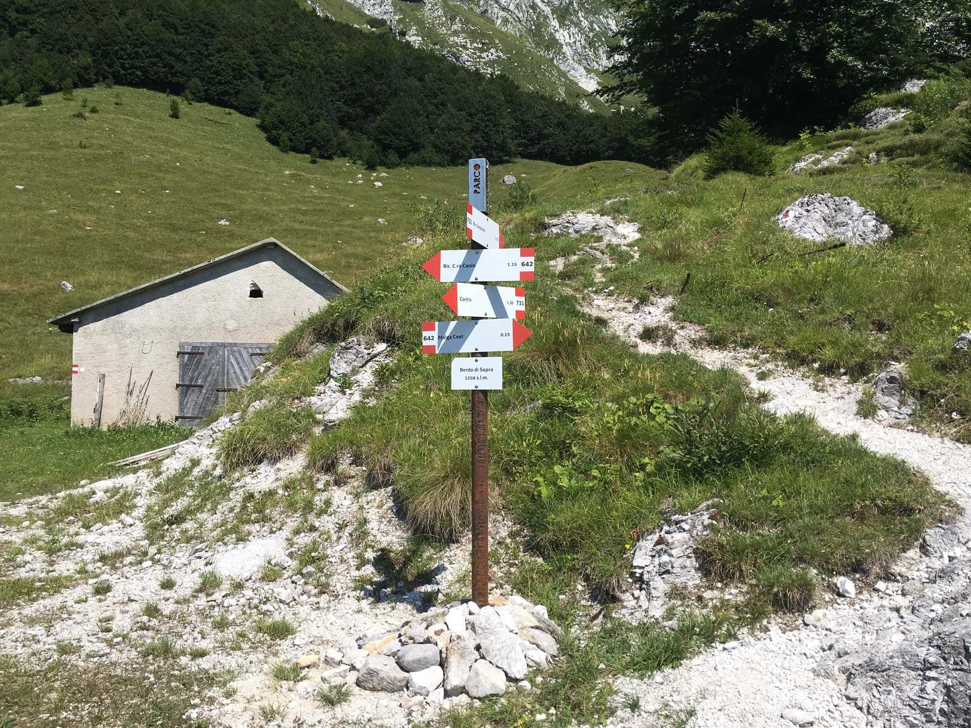 cartelli per sentieri
