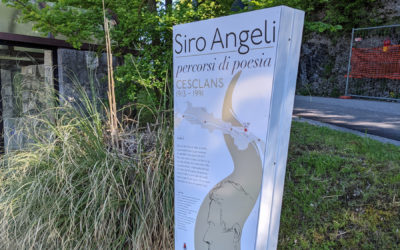 Segnaletica turistica, percorso culturale poesie “Siro Angeli”.