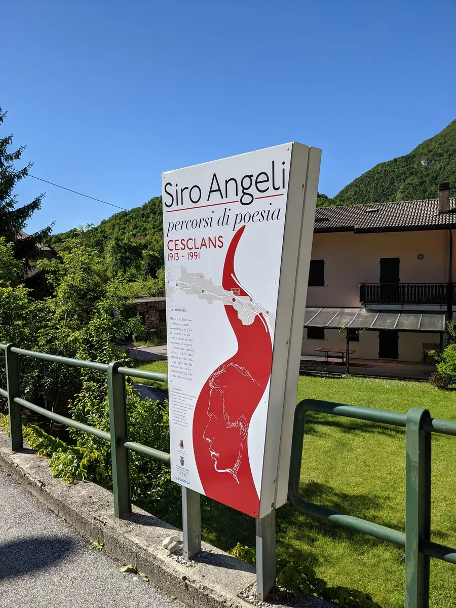 Il percorso delle poesie di Siro Angeli — Cesclans