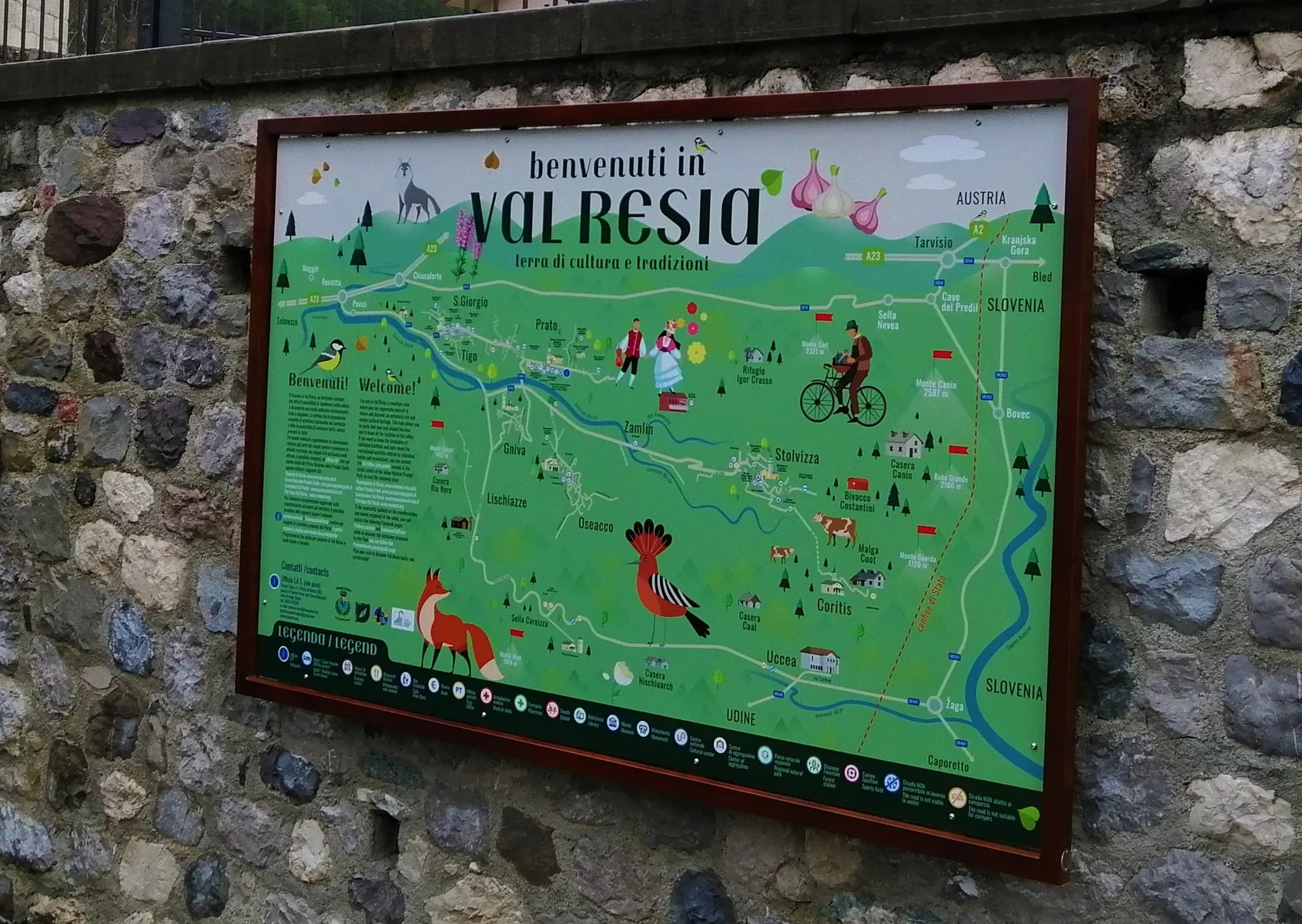 segnaletica territoriale fvg