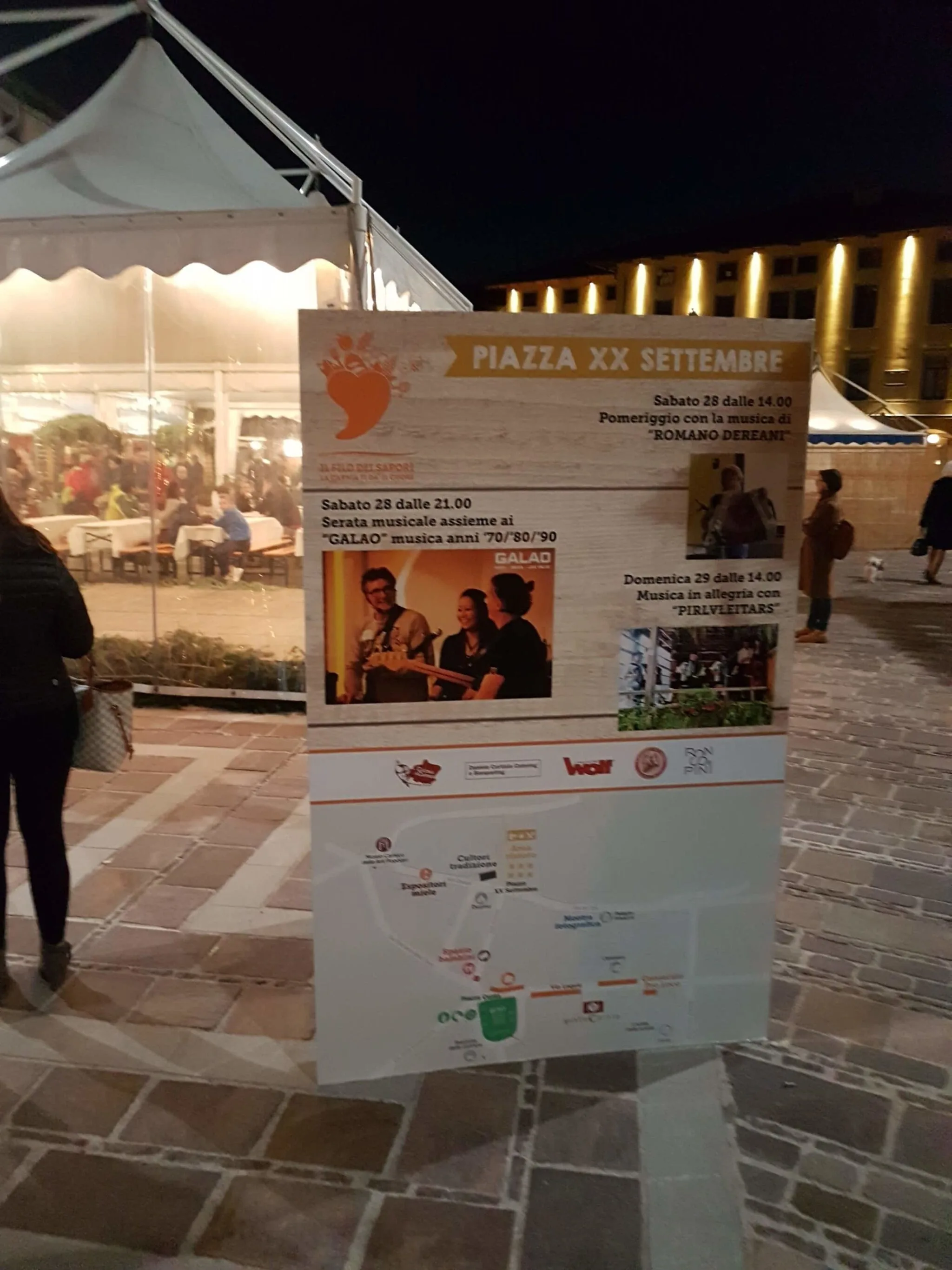 cartellone per fiere
