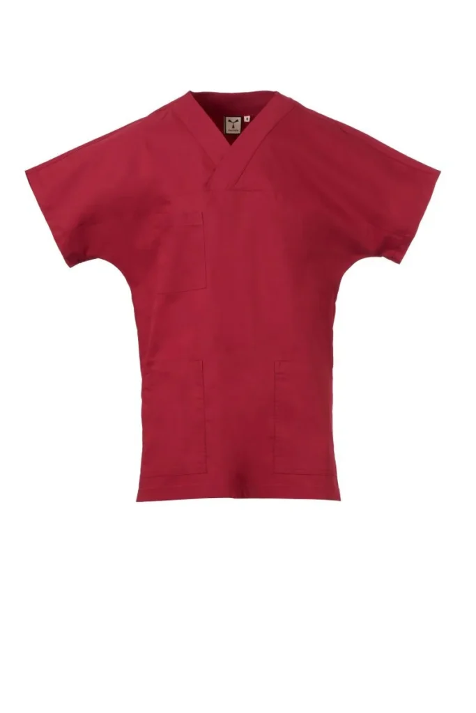 Casacca sanitaria INTACT, colore Bordeaux