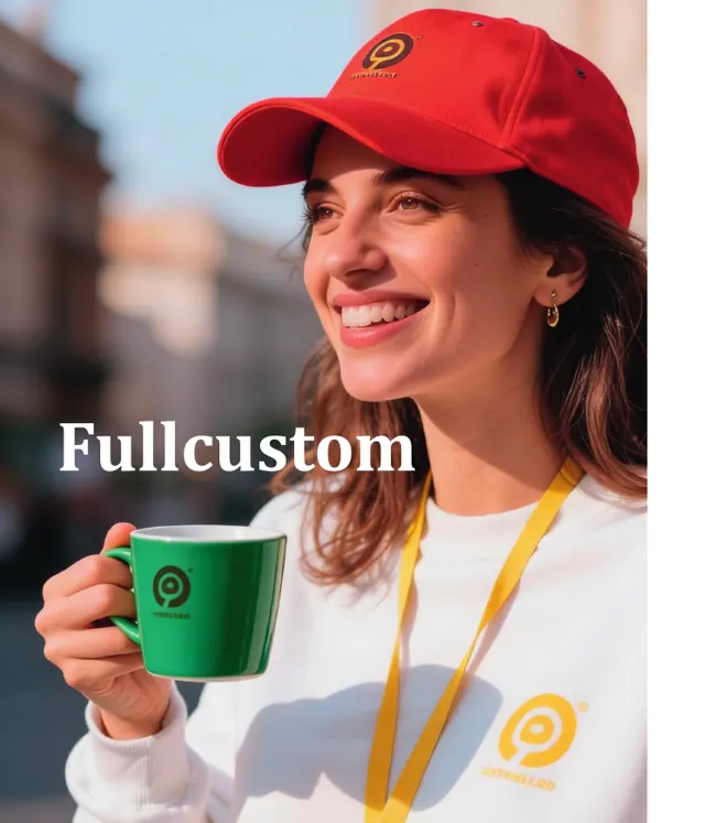 Catalogo gadget personalizzati, sezione Su misura