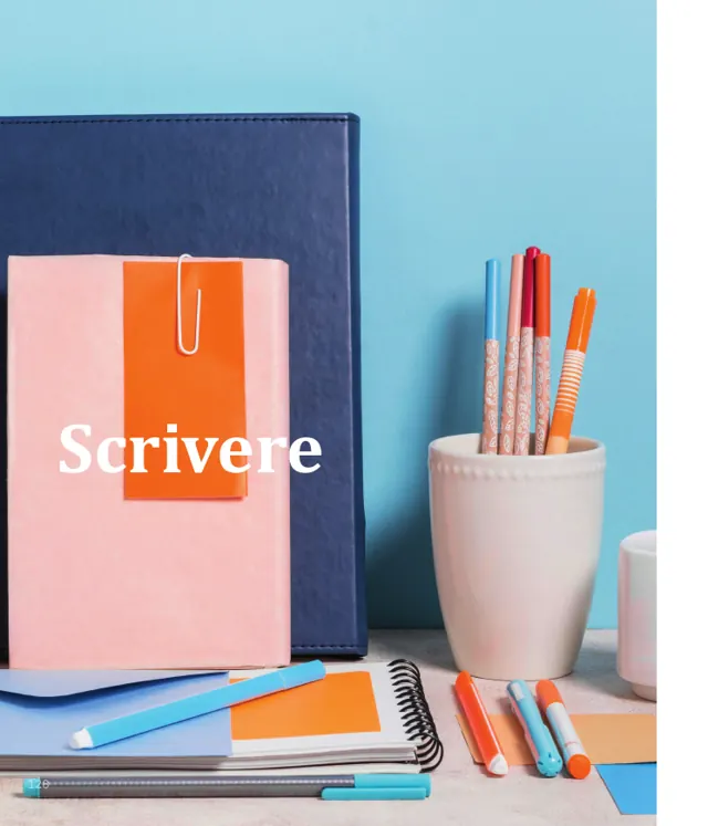 Catalogo gadget personalizzati, sezione Scrivere