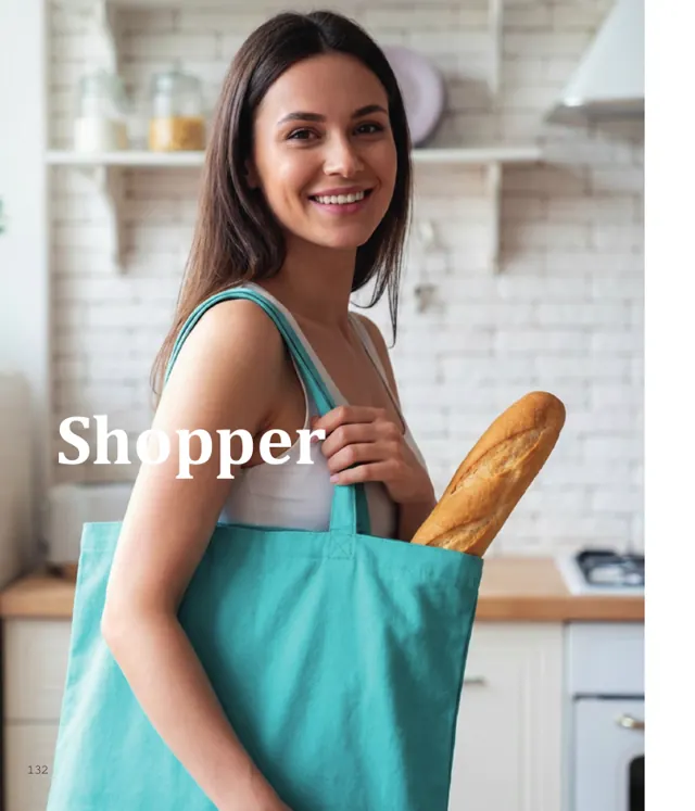 Catalogo gadget personalizzati, sezione Shopper