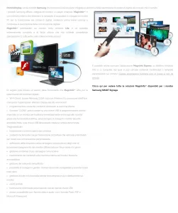 gestione contenuti monitor touch