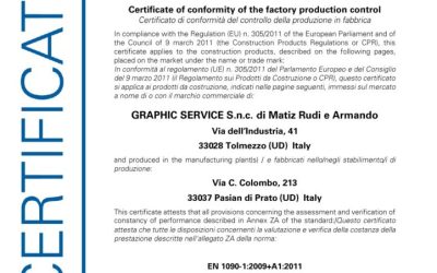 Certificazione carpenteria EN1090