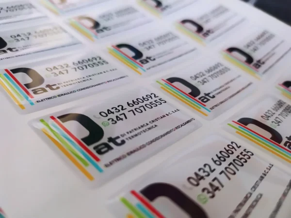 Il logo e le etichette resinate di PAT &mdash; Pagnacco