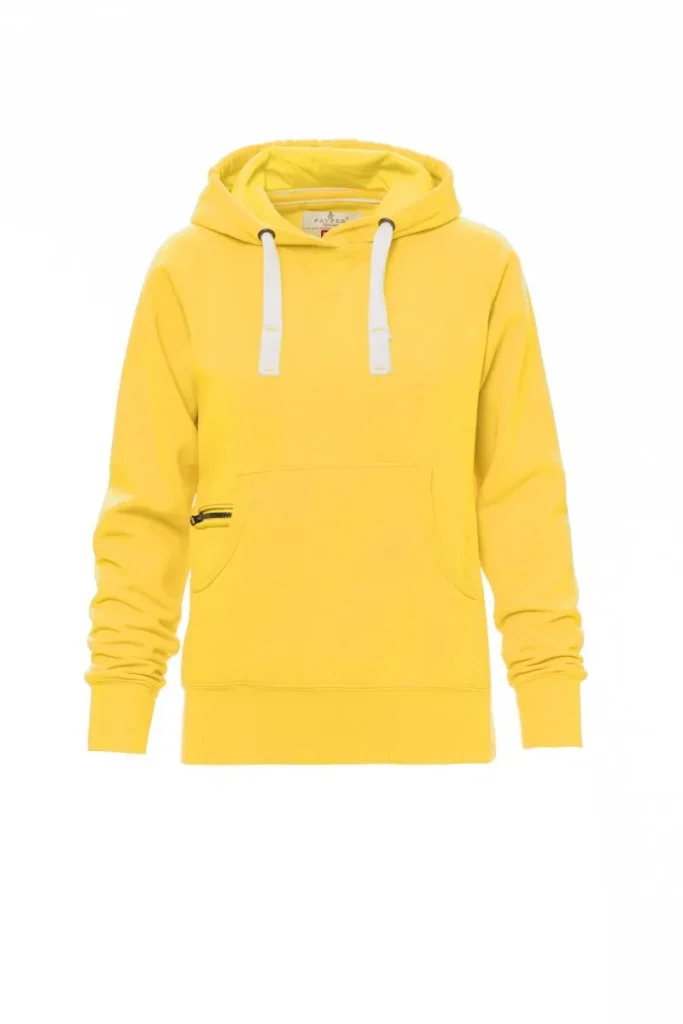 Felpa ATLANTA+LADY, colore Giallo