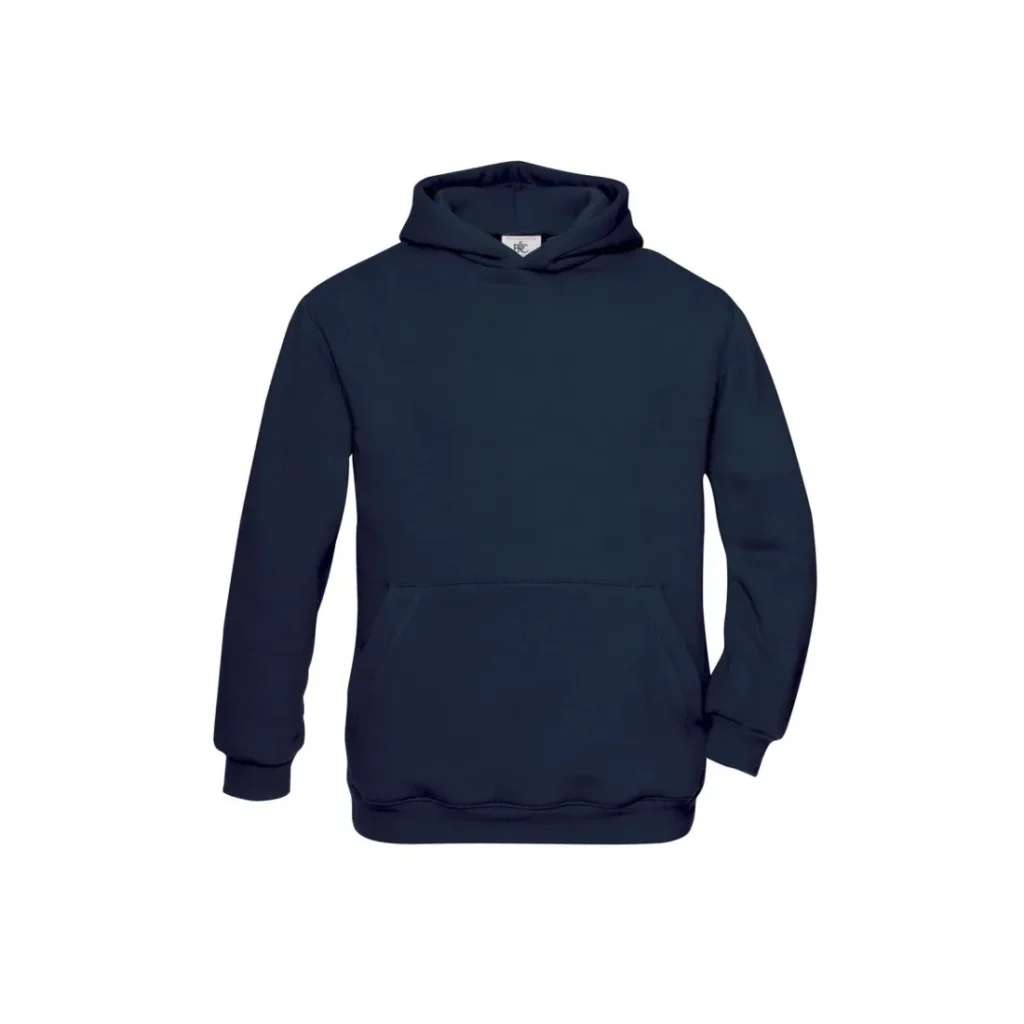 Felpa B&C Hooded /kids, colore Navy