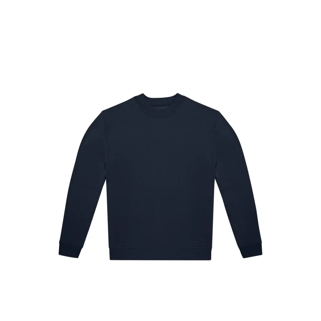 Felpa B&C ID.222 Crew, colore Navy