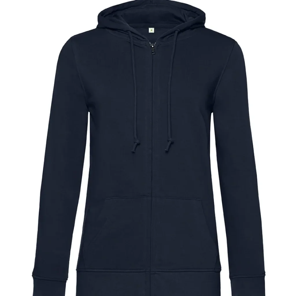 Felpa B&C Inspire Zipped Hood/ women, colore Navy Blue (Urban Navy)
