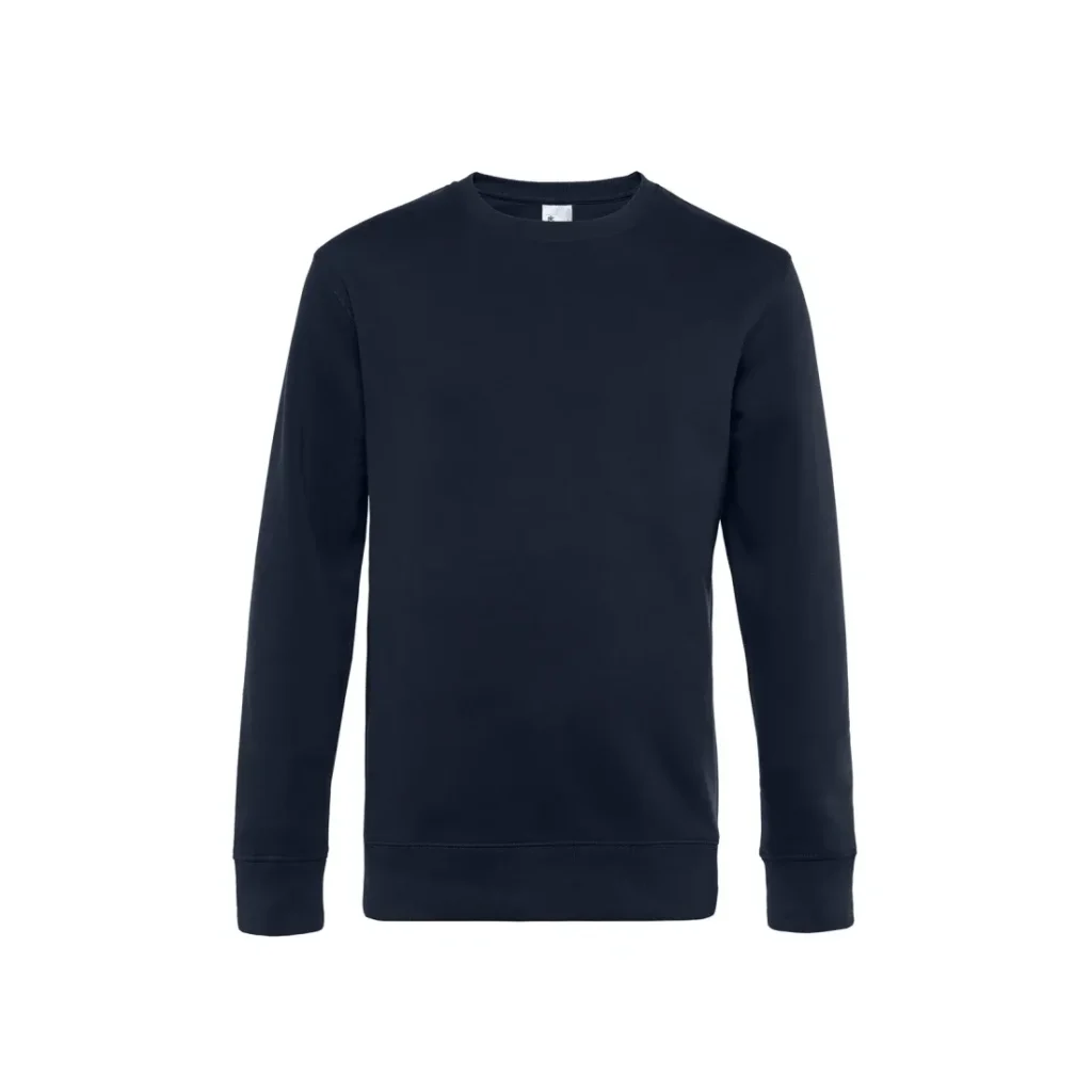 Felpa B&C KING Crew Neck, colore Navy Blue (Urban Navy)