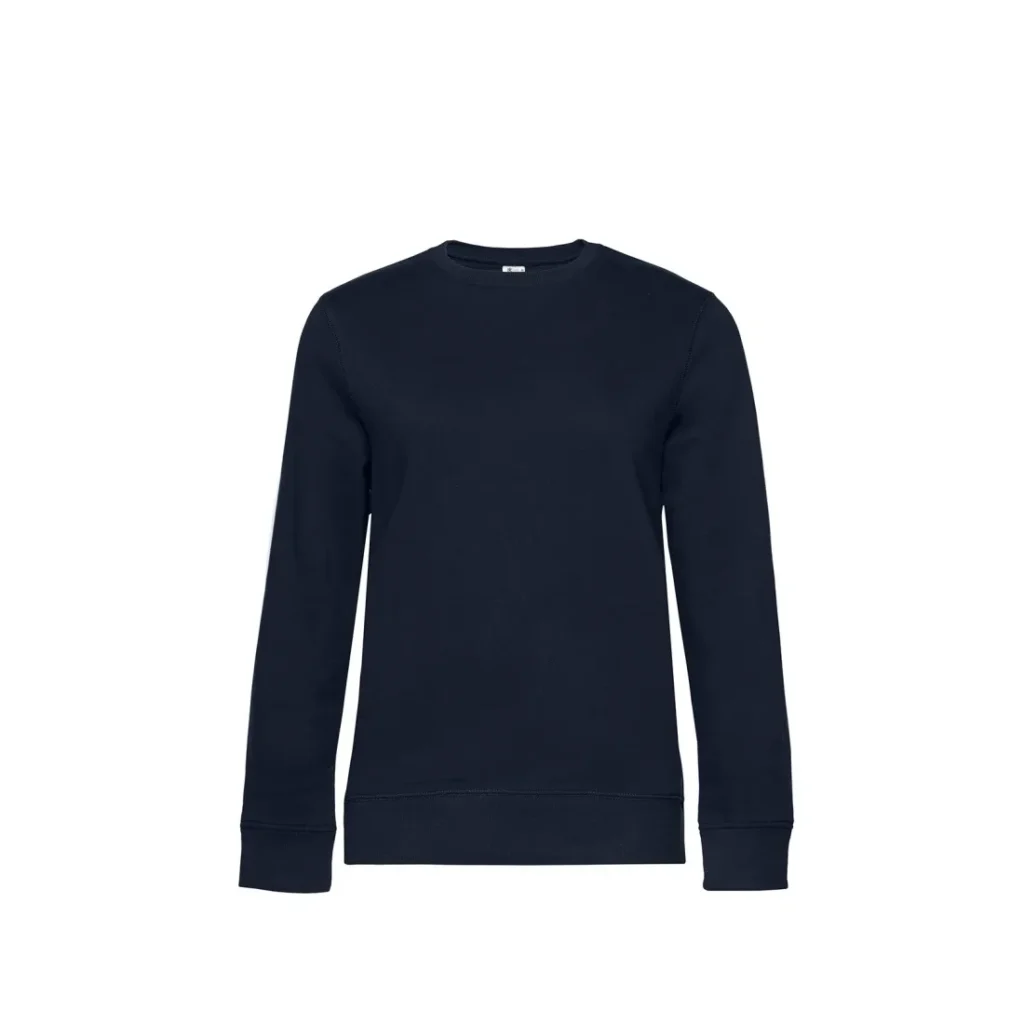 Felpa B&C QUEEN Crew Neck, colore Navy Blue (Urban Navy)