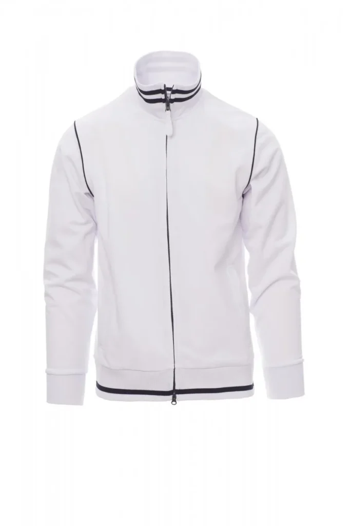 Felpa DERBY, colore Bianco/Blu Navy