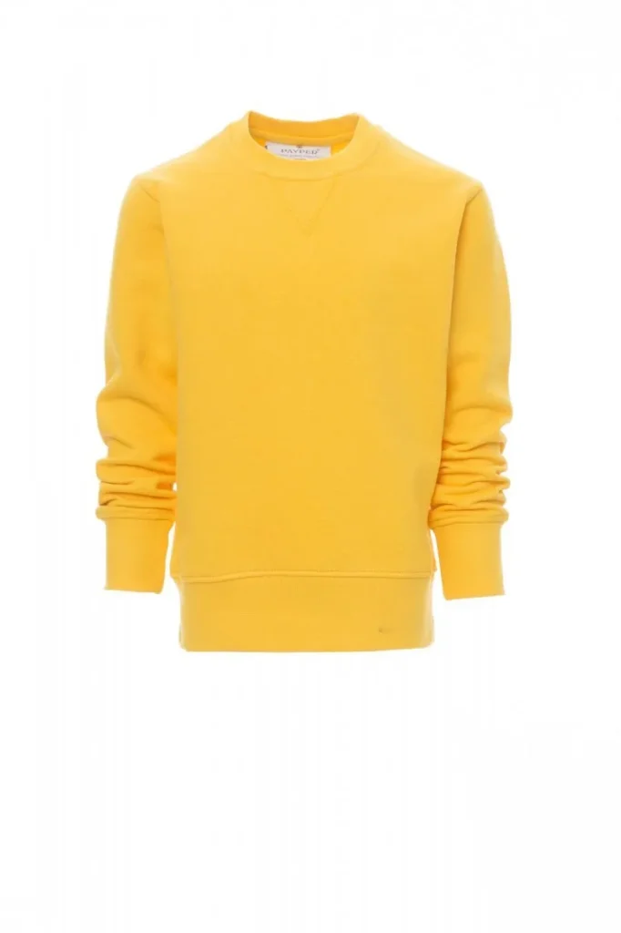 Felpa ORLANDO KIDS, colore Giallo