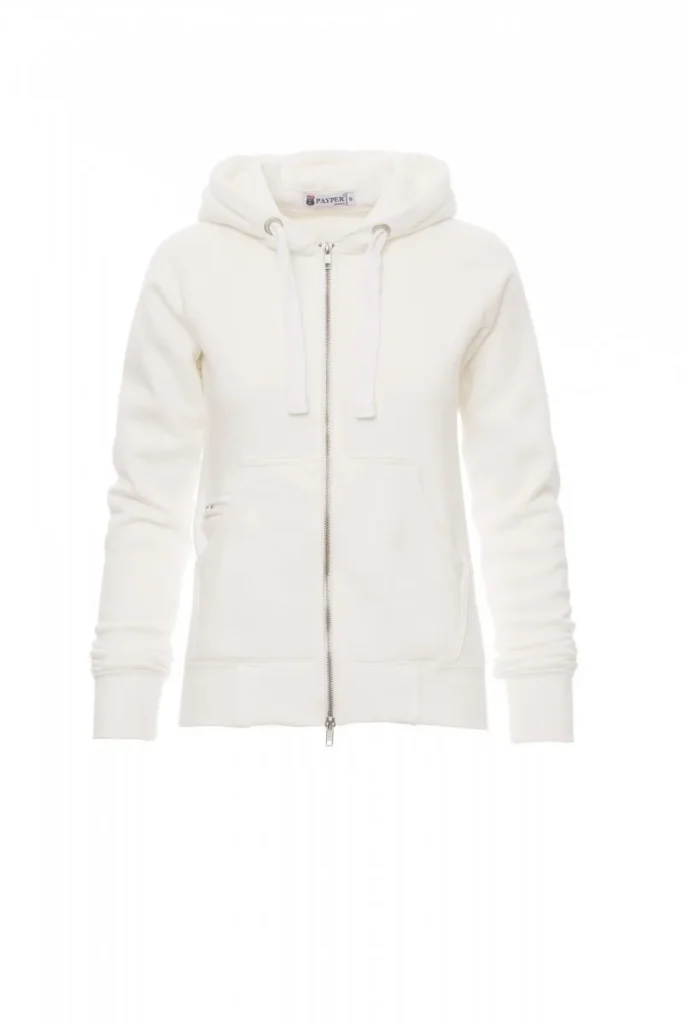 Felpa URBAN LADY, colore Bianco Melange