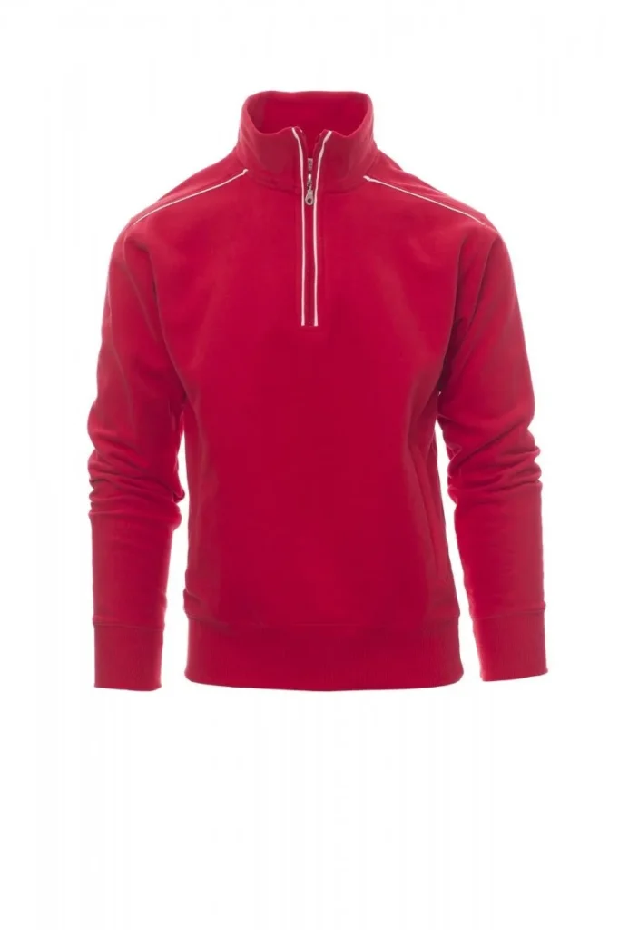 Felpa VANCOUVER, colore Rosso/Bianco