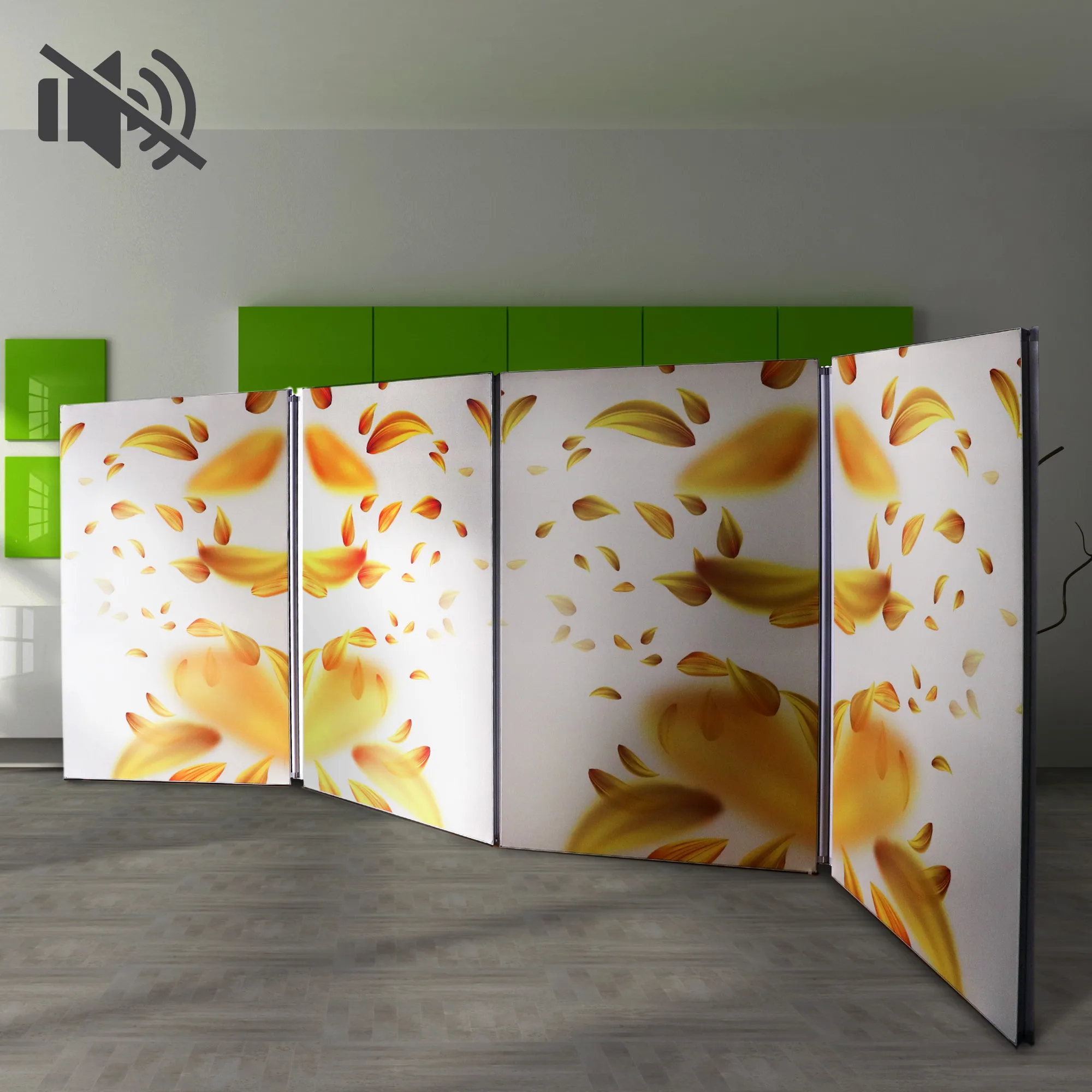 Framframe silentart banner fonoassorbente