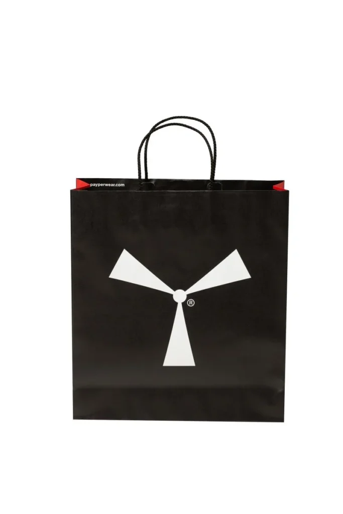 Gadget personalizzabile PACK 30X MID-SHOPPING BAG ED3, colore Nero/Rosso