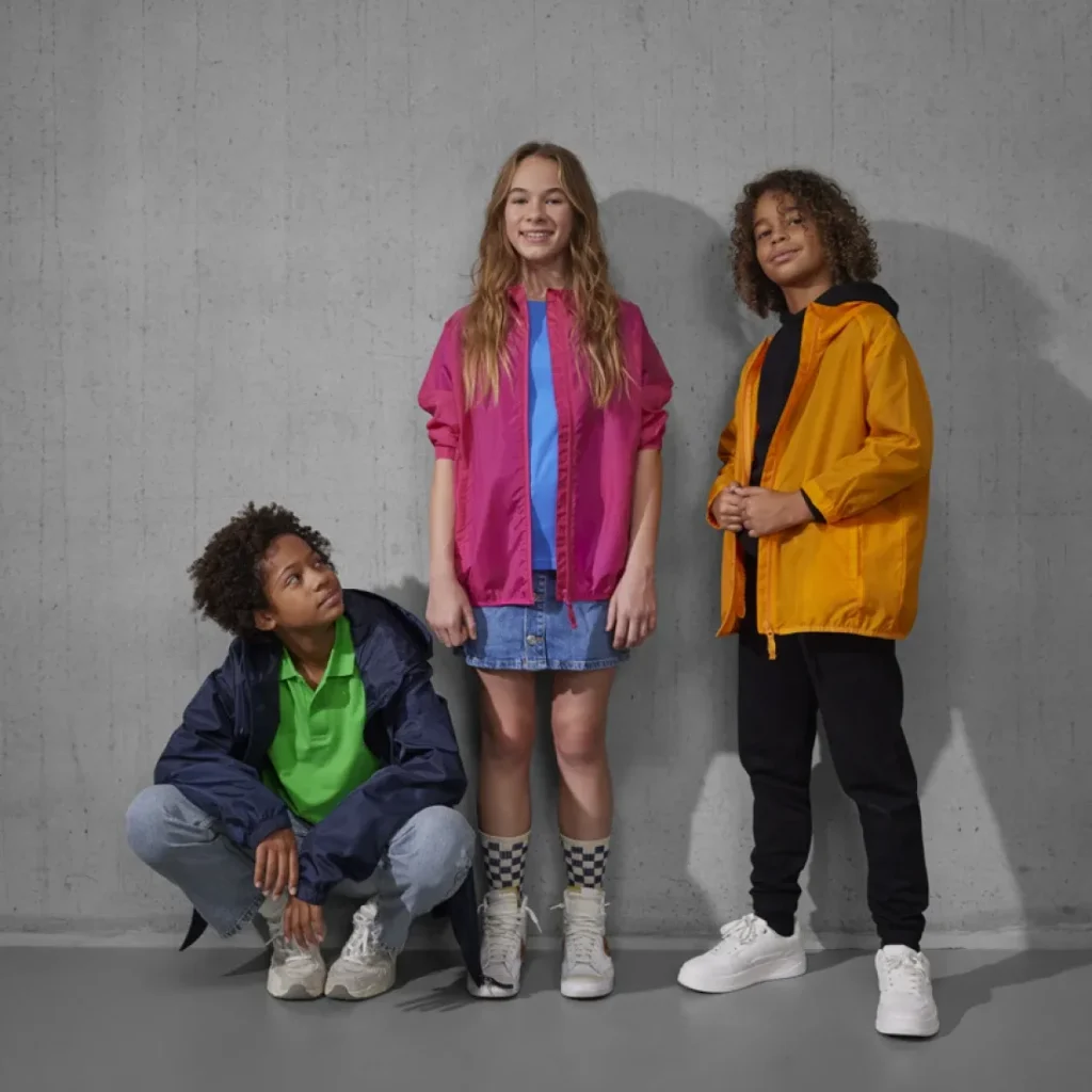 Giacca B&C #Reset Windbreaker /kids, colore Navy