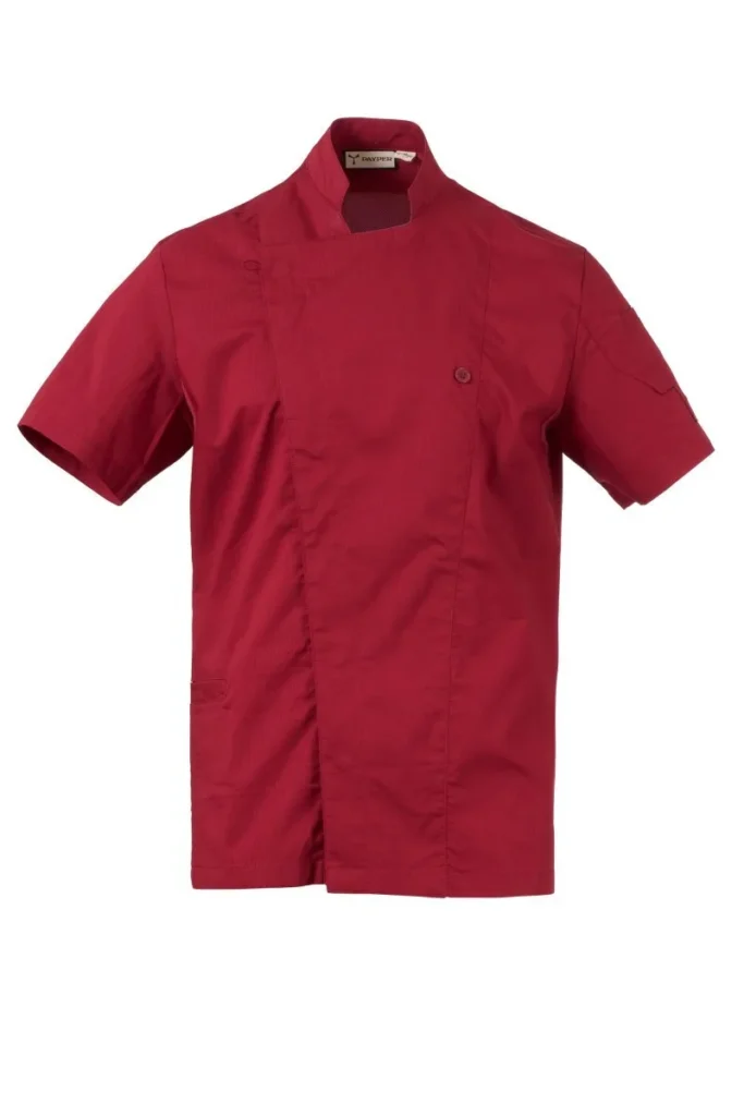 Giacca da cuoco STARLIGHT MESH, colore Bordeaux