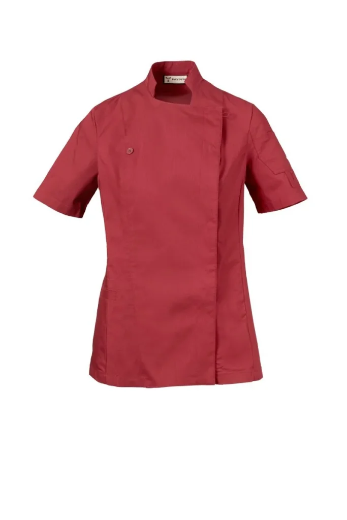 Giacca da cuoco STARLIGHT MESH LADY, colore Bordeaux