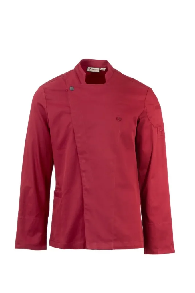 Giacca da cuoco STARRED, colore Bordeaux