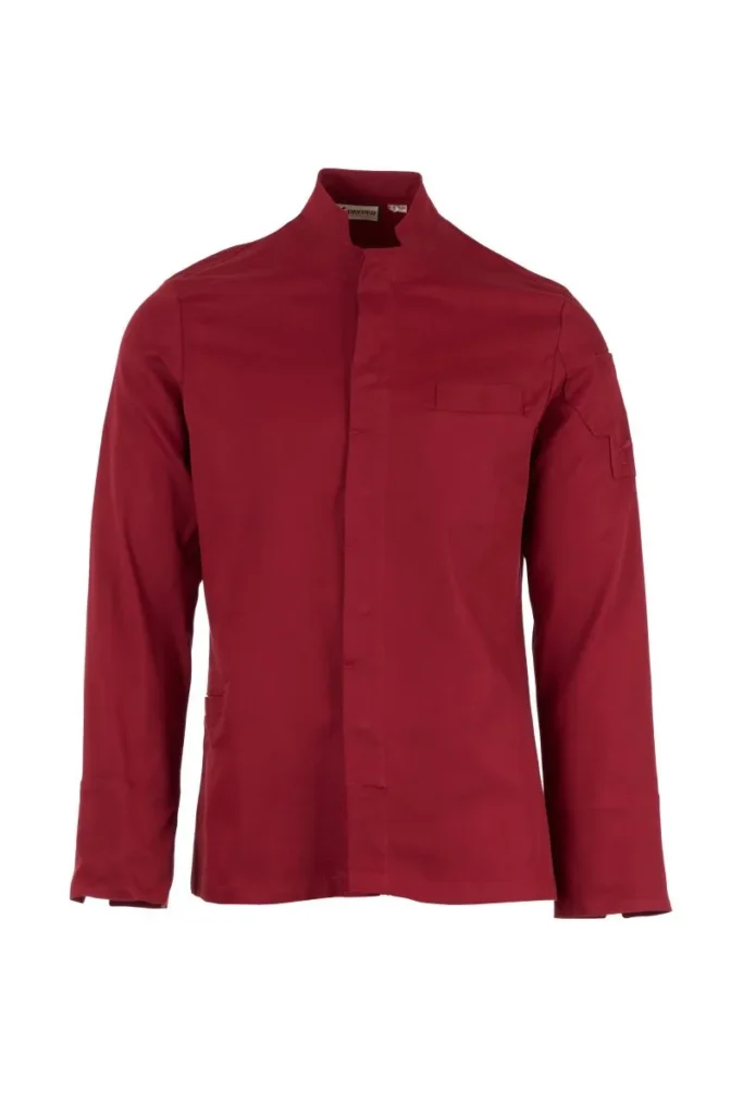 Giacca da cuoco SUPREME, colore Bordeaux