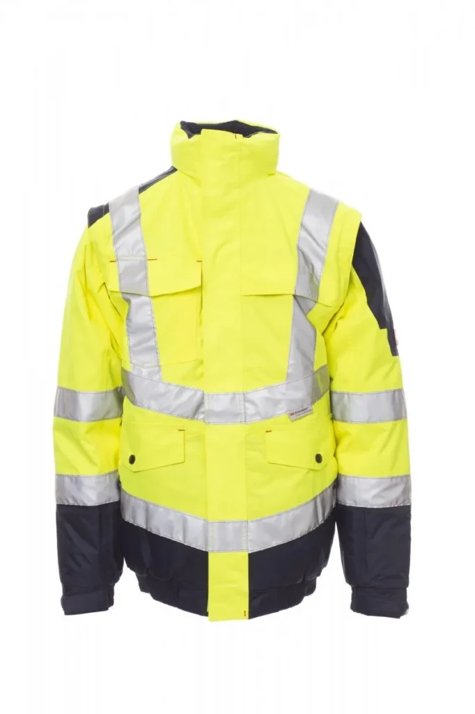 Giacca INTERSTATE, colore Giallo Fluo/Blu Navy