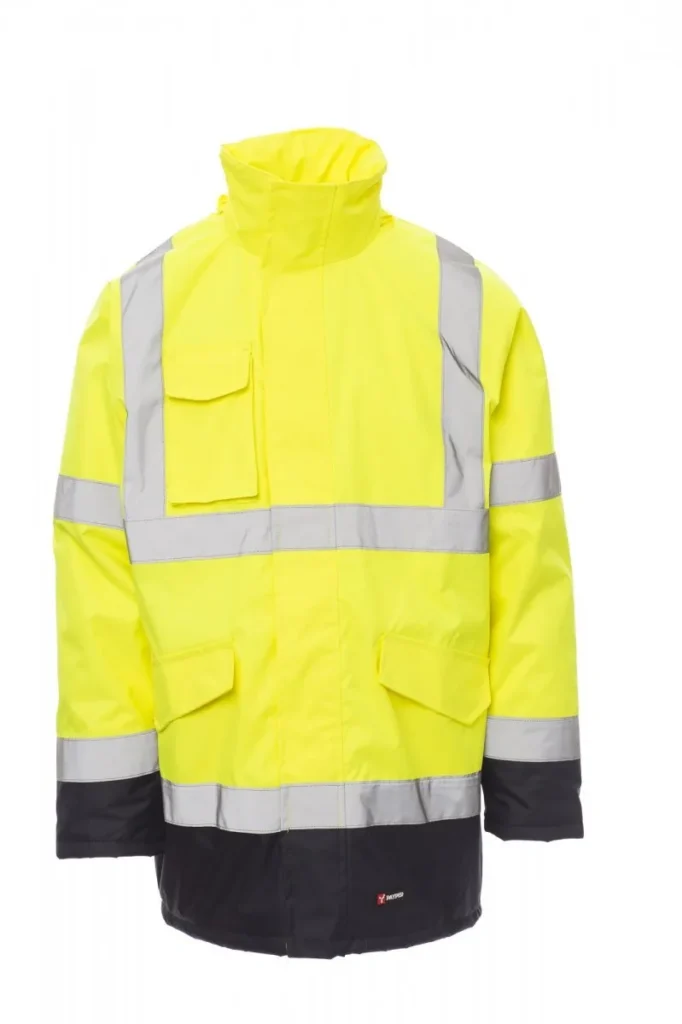 Giacca YARD, colore Giallo Fluo/Blu Navy