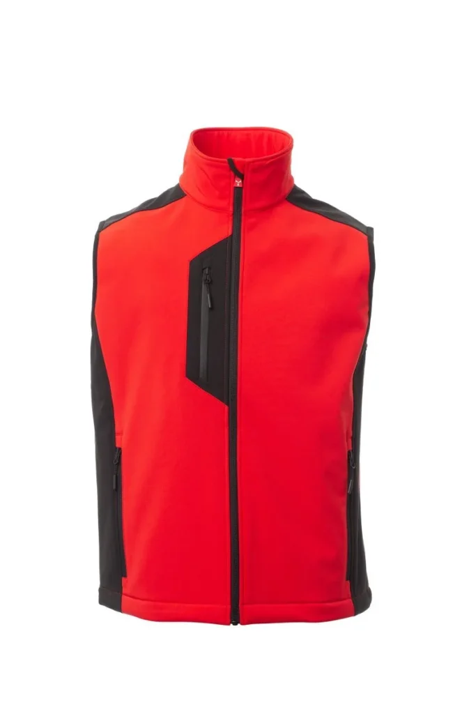 Gilet CORK, colore Rosso/Nero