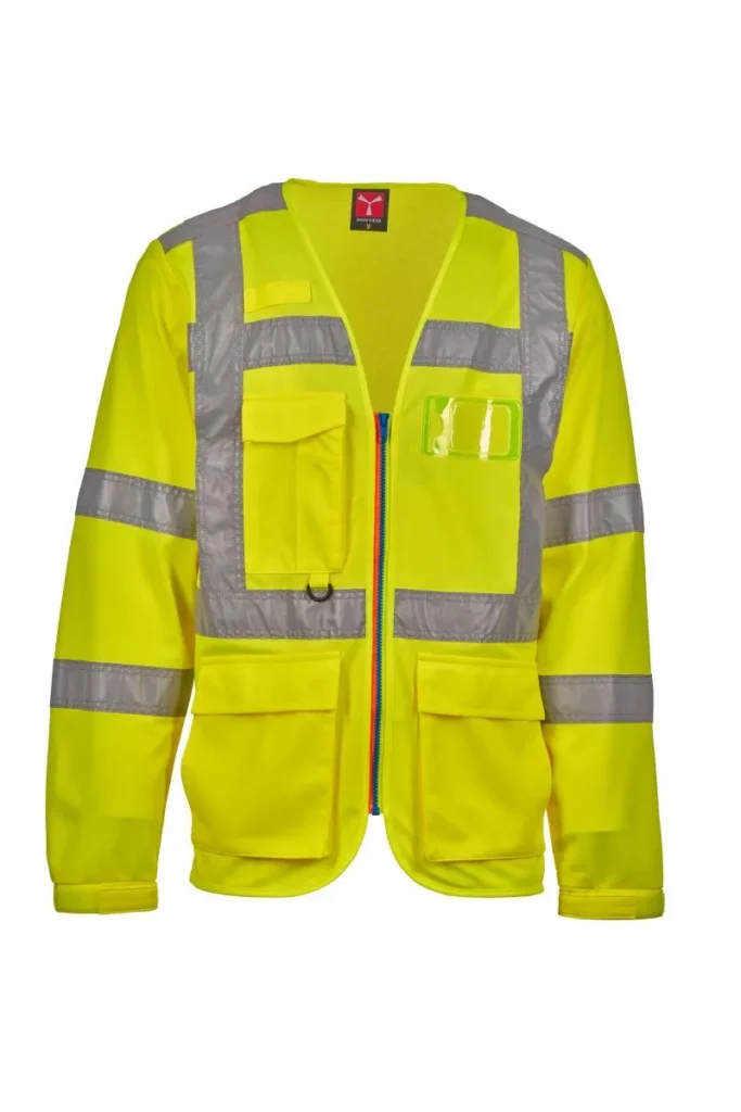 Gilet LONG EXO, colore Giallo Fluo