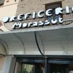Insegna a lettere singole per l'oreficeria Morassut — Bagnarola (Pordenone)