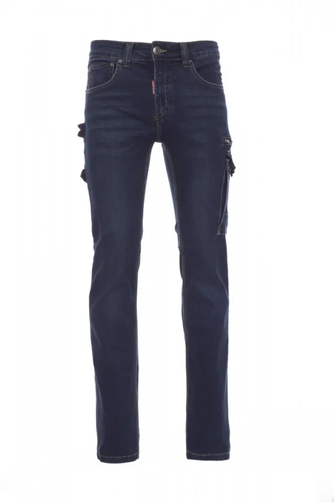 Jeans da lavoro WEST, colore Blu Denim