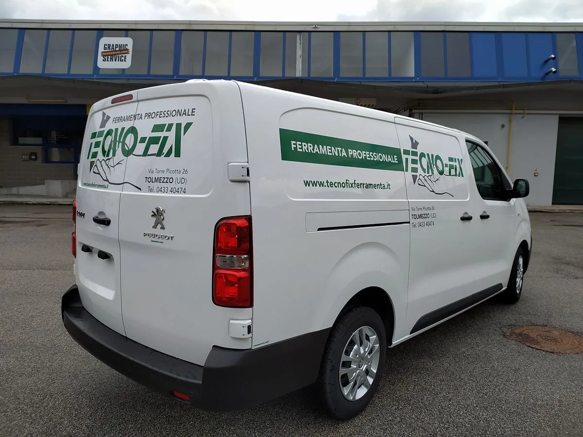 Loghi adesivi per furgone