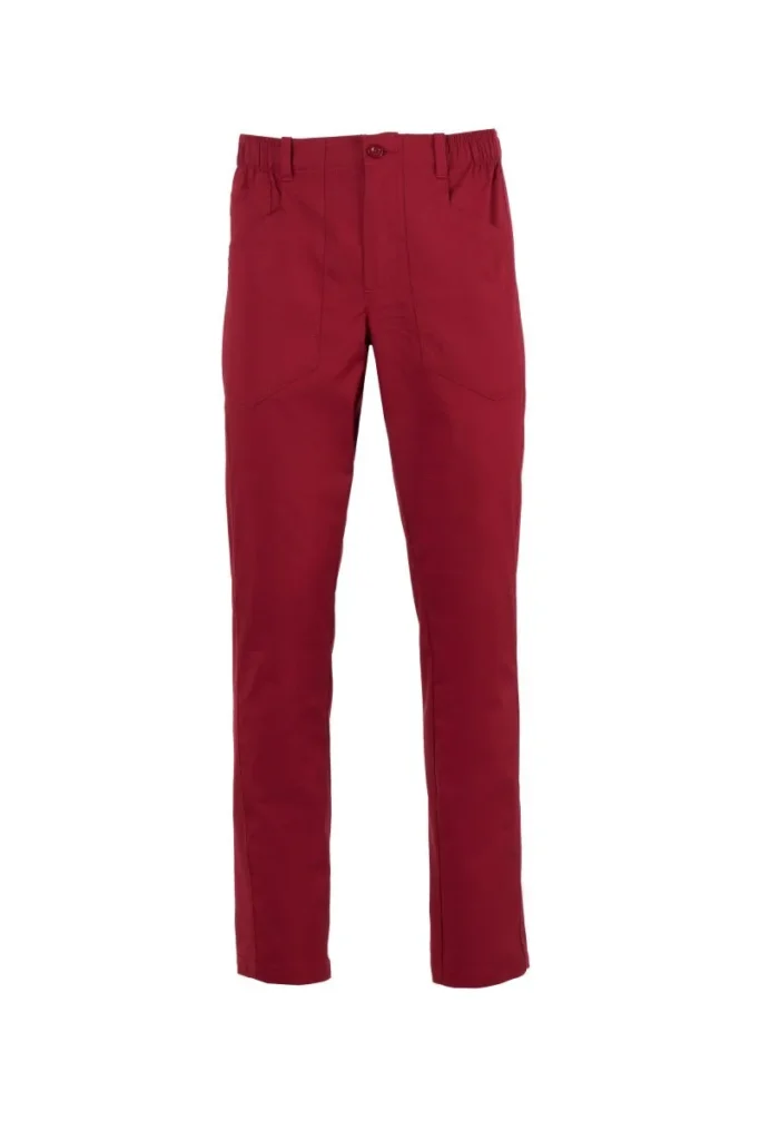 Pantalone da cucina BRIGADE MESH, colore Bordeaux