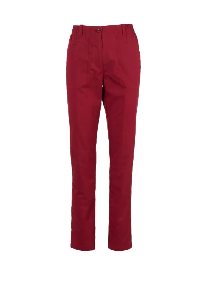 Pantalone da cucina BRIGADE MESH LADY, colore Bordeaux