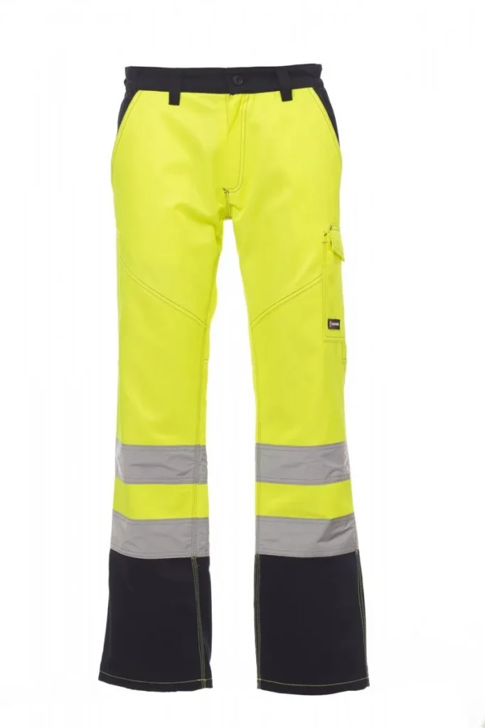 Pantalone da lavoro CHARTER POLAR, colore Giallo Fluo/Blu Navy