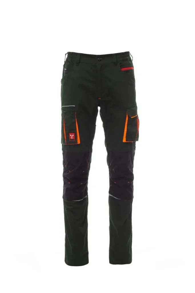 Pantalone da lavoro NEXT 400, colore Verde Foresta/Nero