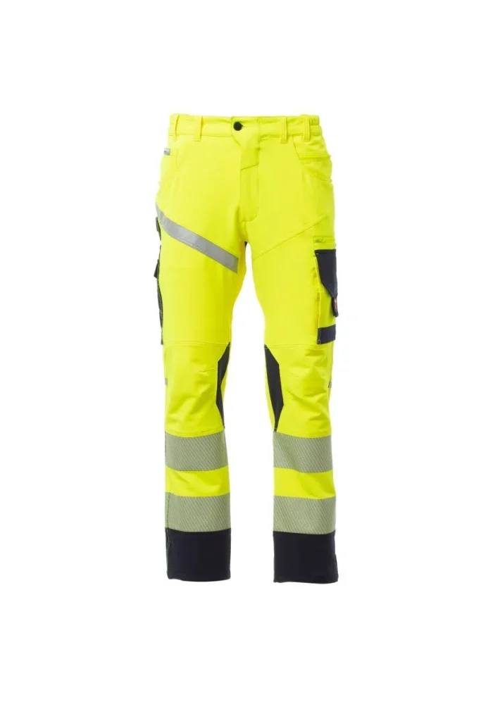 Pantalone da lavoro NEXT 4W HI-VI, colore Giallo Fluo/Blu Navy