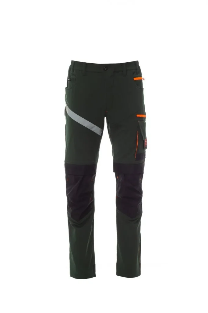 Pantalone da lavoro NEXT 4W, colore Verde Foresta/Nero